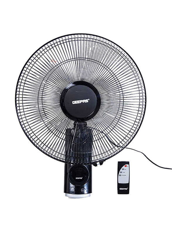 

Geepas Wall Fan, GF9479, 60W, White/Black