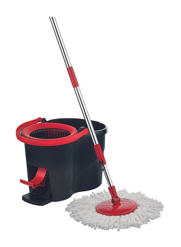 

Royalford Turbo Spin Easy 100% Microfiber Mop Head with 360 Degree Rotation, Multicolour, 44 x 30 x 31cm