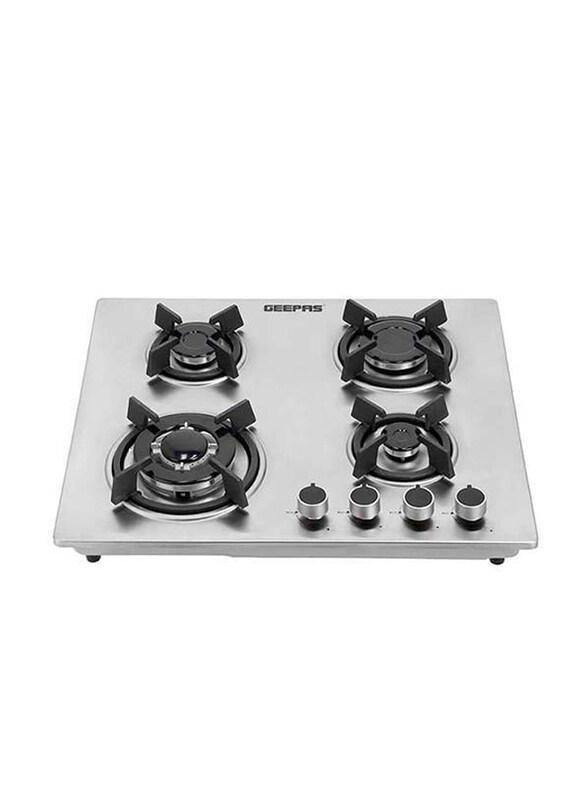 

Geepas 2-in-1 Built-in Gas Hob, Ggc31026, Silver