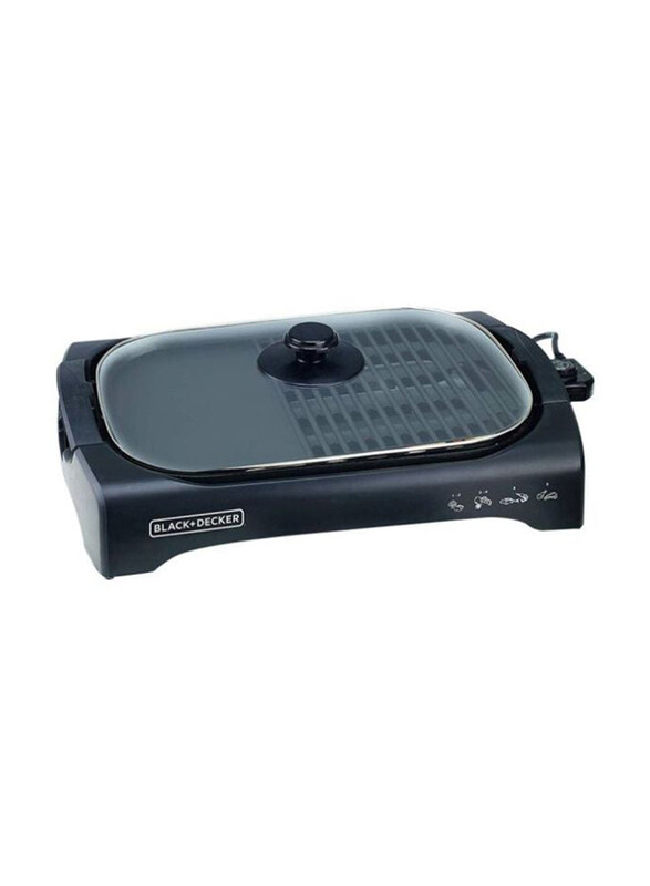 

Black+Decker 1.5L Stainless Steel Health Grill Plate, 2200W, Lgm70, Black