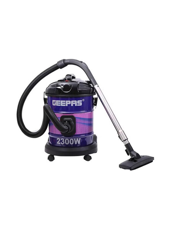 

Geepas 2-in-1 Blow & Dry Vacuum Cleaner, 25L 2300W GVC2588, Purple/Pink/Silver