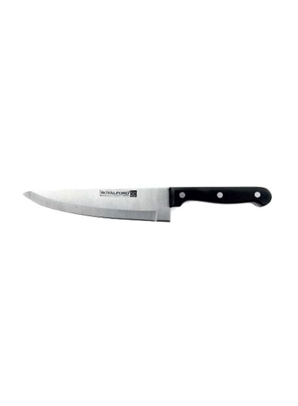 

Royalford 9-inch Stainless Steel Chef Knife, RF7830, Black/Silver