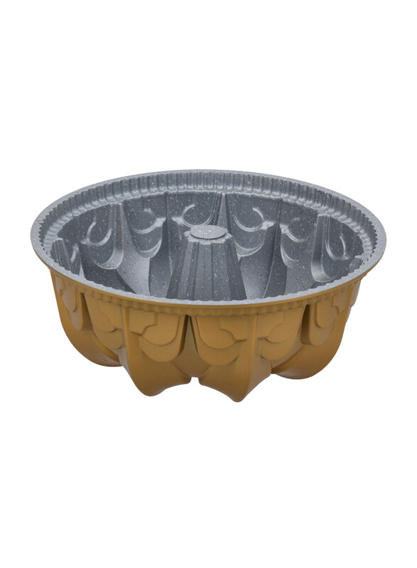 

Royalford 24cm Non-Stick Crown Cake Mould, RF10196, 24x9cm, Multicolour