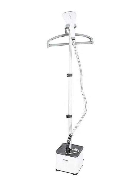

Geepas Thermostat Protection Powerful Garment Steamer, 2000W, GGS25033, White/Grey