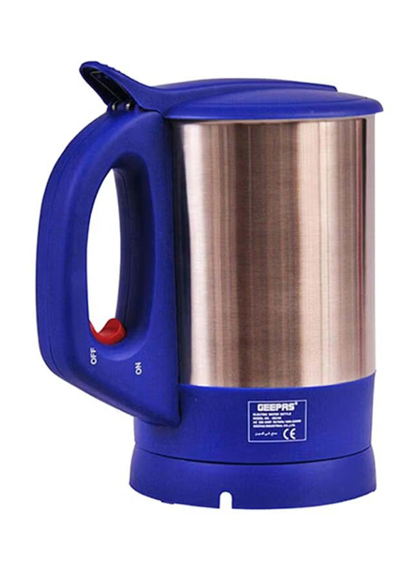 

Geepas 1.7L Electric Kettle, GK165, Blue/Silver