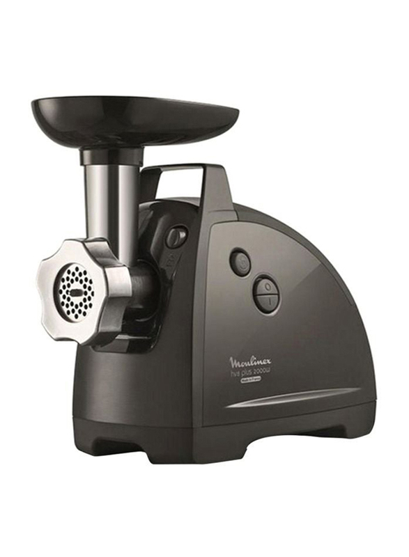 

Moulinex 4 in 1 HV8 Plus Meat Mincer with 2 Grids and Safe Reverse System, 2000W, ME682827, Black