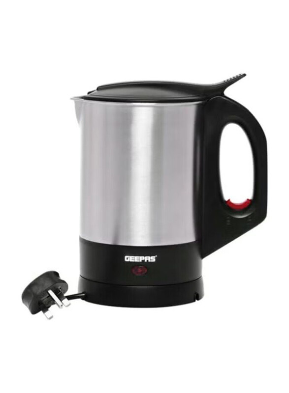 

Geepas 1.8L Stainless Steel Electric Kettle, GK165N, Silver/Black