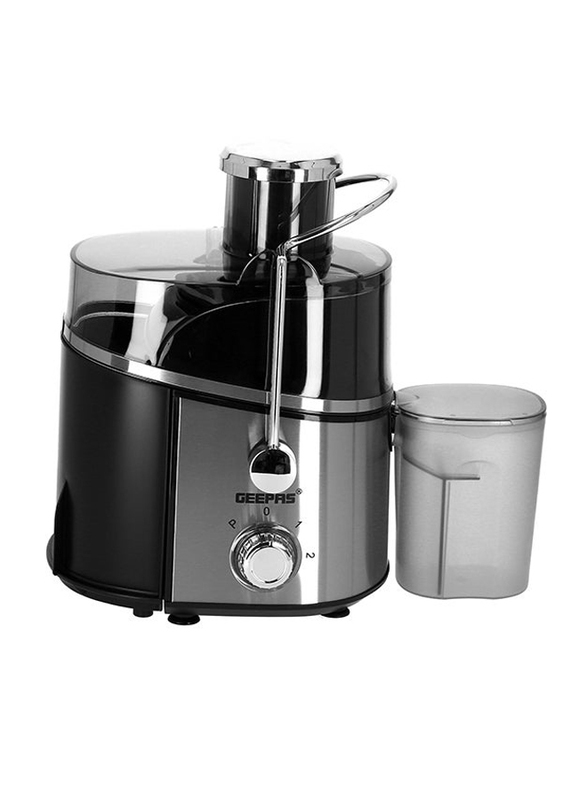 

Geepas 600ml Countertop Centrifugal Juicer, 600W, GJE6106, Silver/Black