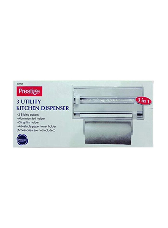

Prestige 3-Utility Kitchen Dispenser, PR2002, White
