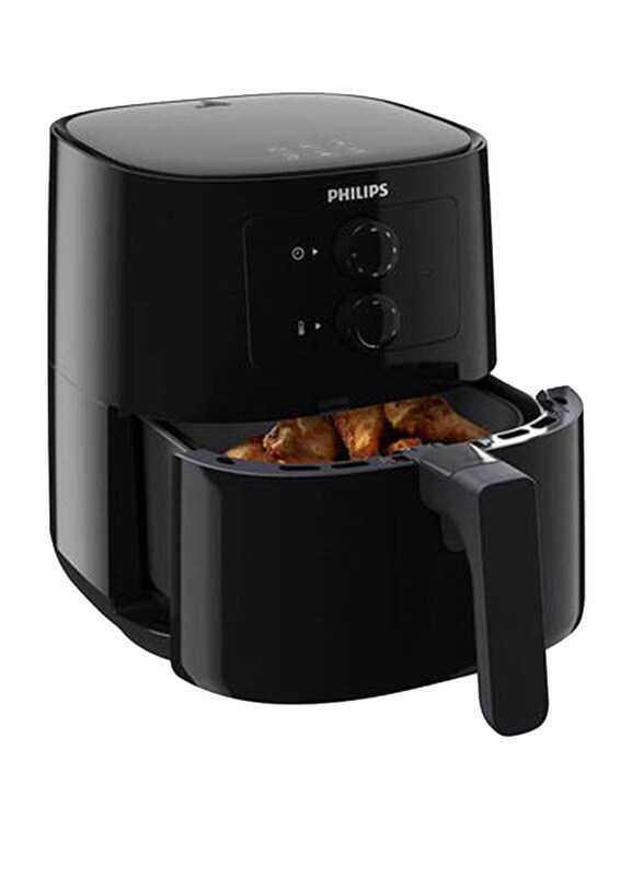 

Philips 4.1L Essential Air Fryer with Rapid Air Technology, 1400W, HD9200/91/90, Black