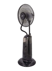 Geepas 16-Inch Mist Fan with LCD Display & Remote Control, 75W, GF21161, Black