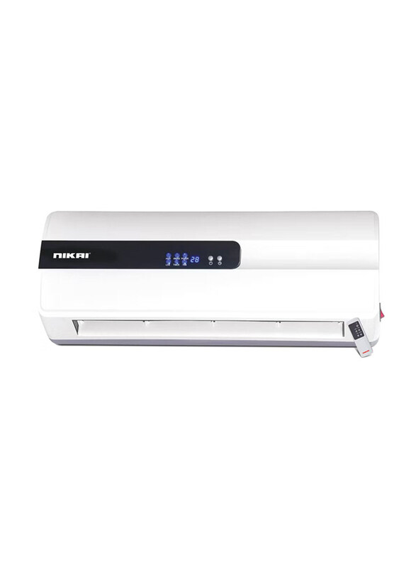 

Nikai Wall Mount Heater with Remote Control, 2500W, NWFH2120A, White