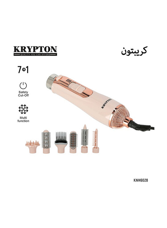 

Krypton 7-In-1 Hair Styler, KNH6028, Rose Gold
