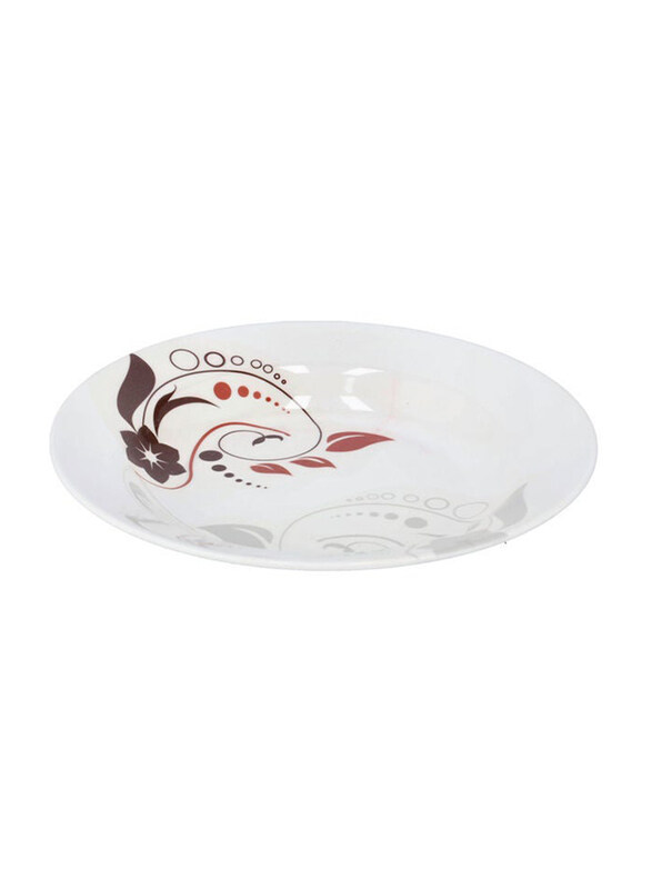 

Royalford 10-inch Melamine Ware Deep Dinner Plate, Multicolour