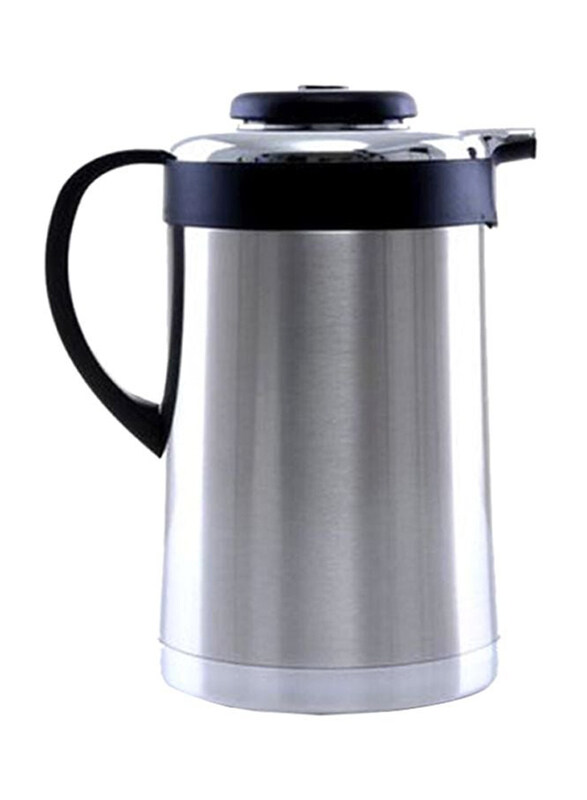 

Royalford 1.3 Ltr Stainless Steel Vacuum Flask, RF6895, Silver/Black