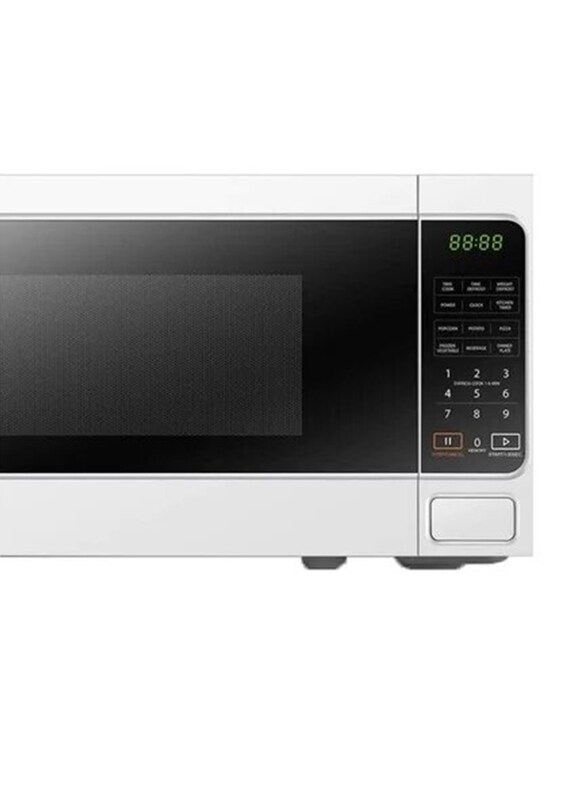 

Toshiba 20L Microwave Oven, 800W, with 6 Preset Recipes, 11 Power Levels, Procedural Memory, Auto Defrost, Digital Display, MMEM20PWH, White/Black