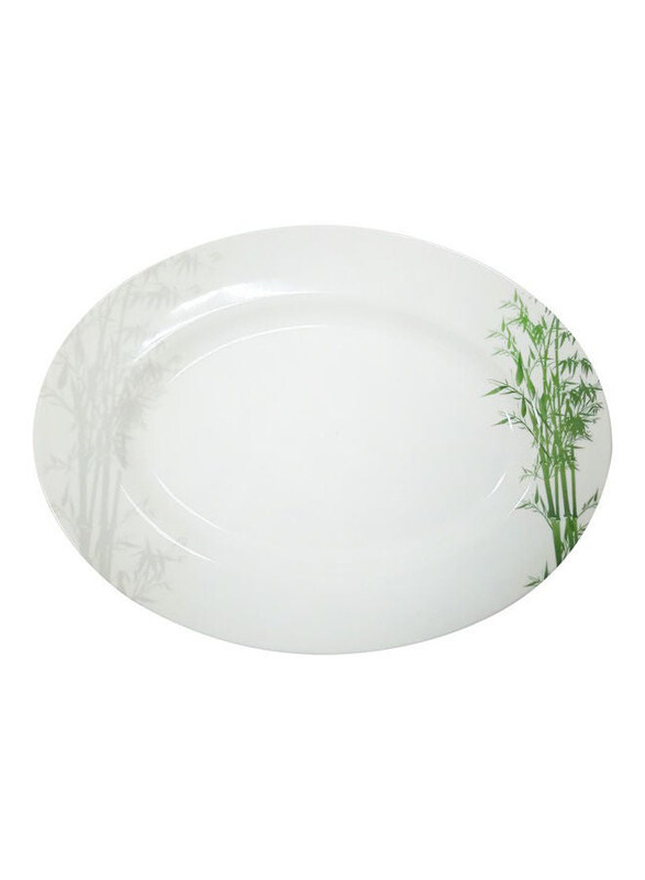 

Royalford 12-inch Melamine Ware Oval Tray, RF10414, White