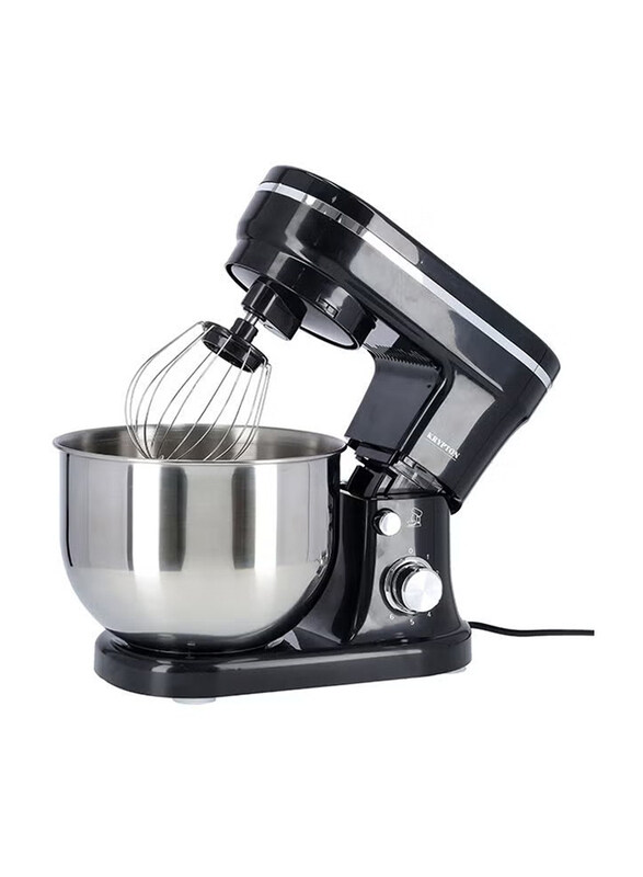 

Krypton 5L Stainless Steel Mixing Bowl For Bread & Dough With 6 Speed Control Electric Hand & Stand Mixer, 800W, KNSM6229, Black/Silver