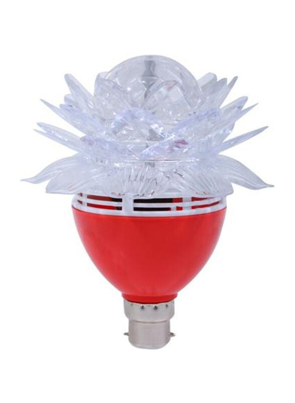

Krypton Rotating LED Bulb, Red/Clear