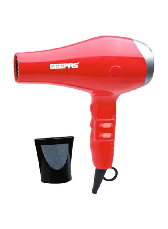 

Geepas Professional Hair Dryer, GHD86007, Black/Red