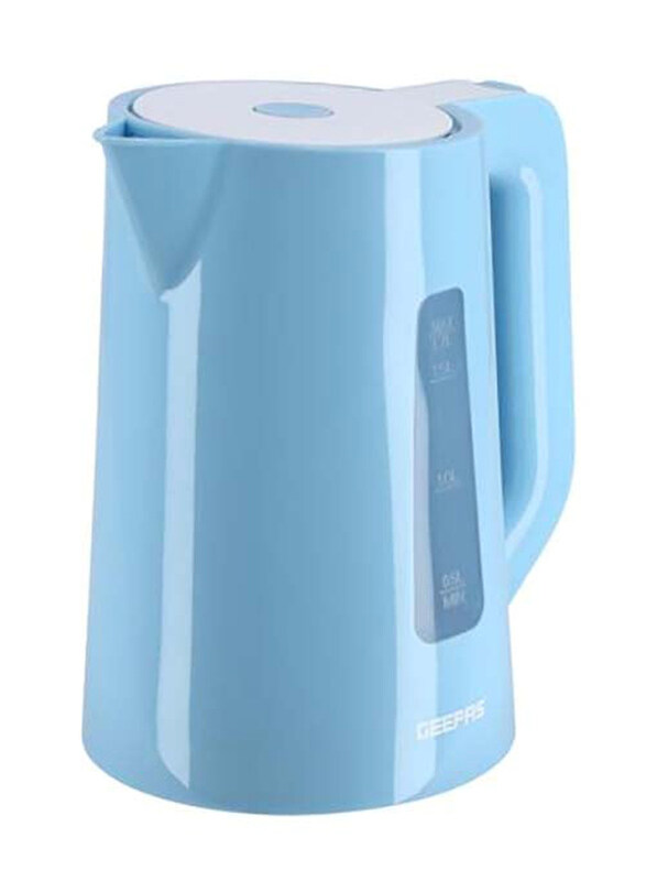

Geepas 1.7L Cordless Electric Kettle, 2200W, GK5449N, Blue