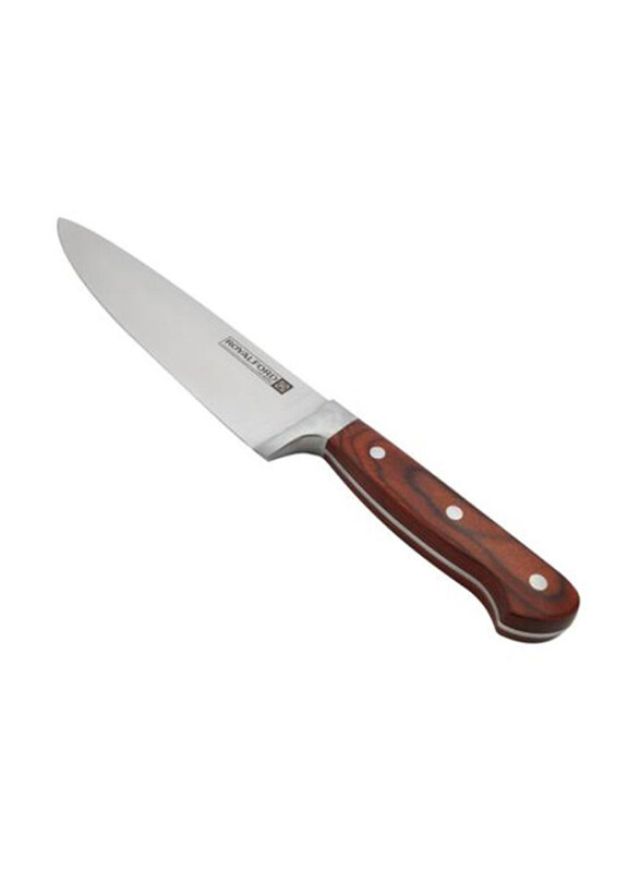 

Royalford Stainless Steel Attractive Knife, RF4110, Silver/Brown