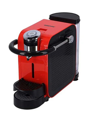 Geepas 0.6L Capsule Coffee Machine, 1145W, with Single Serve Coffee Brewer with Single-Cup, Quick Brew Technology, Programmable Features, One Touch Function, GCM41509, Red/Black