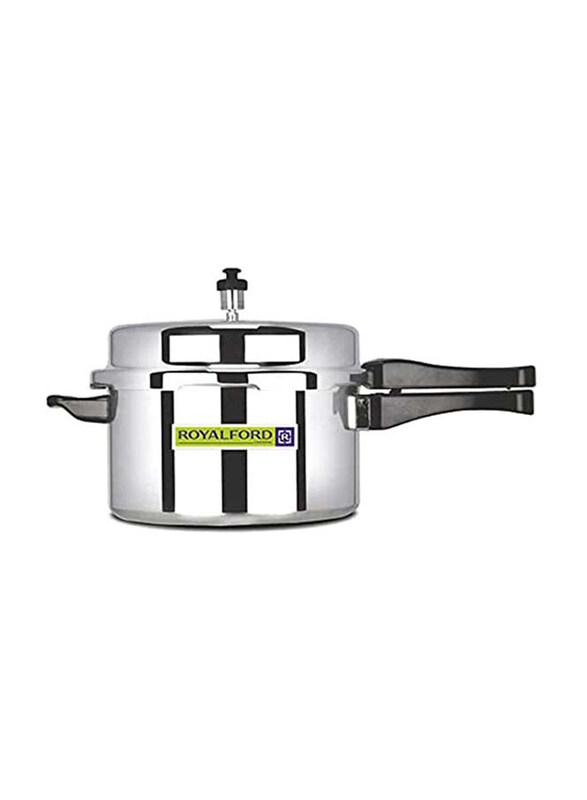 

Royalford 5 Ltr Attractive Pressure Cooker, 30x25x20cm, RF5802, Silver