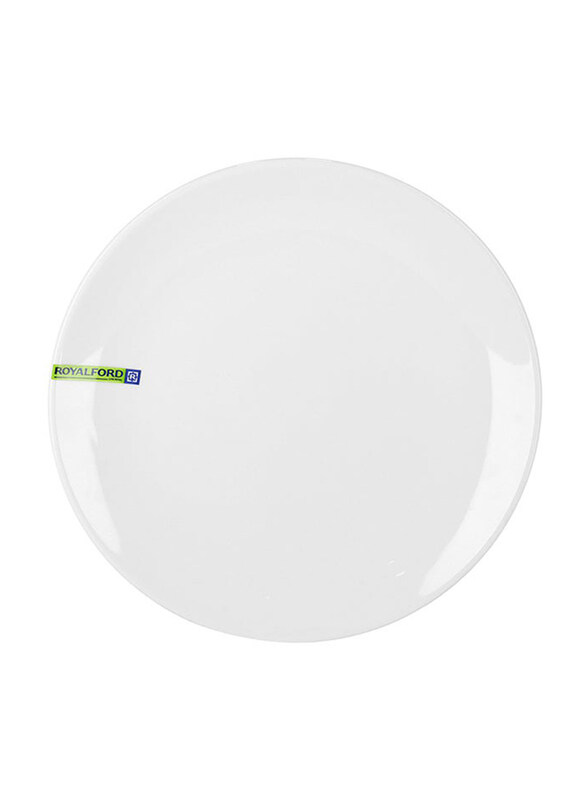 

Royalford 8-inch Magnesia Dinner Plate, RF7991, White