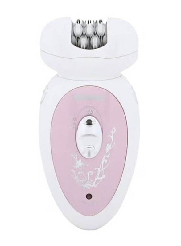 

Geepas 2-in-1 Electric Epilator, GLS8679, White/Pink