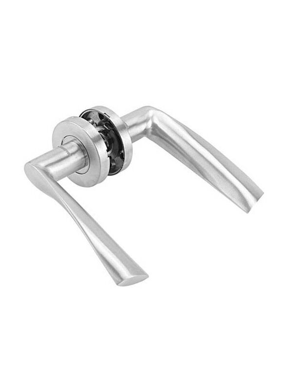 

Geepas Mortise Rosette Hollow Lever Door Handles, 2 Pieces, Silver