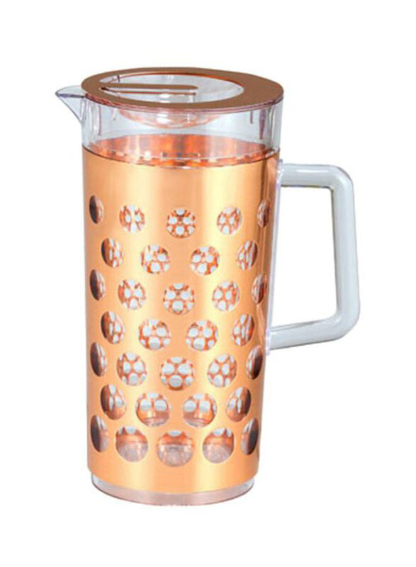 

Royalford Acrylic Water Jug, Rose Gold/Clear
