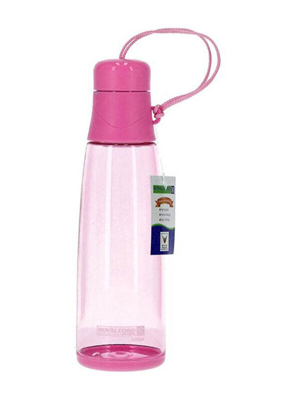 

Royalford 520ml Water Bottle, Pink