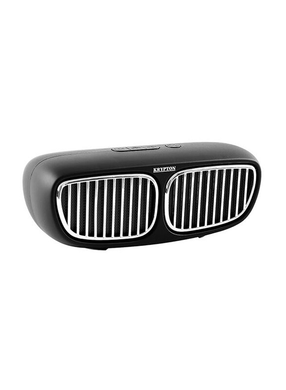 

Krypton Rechargeable Portable Speaker, KNMS6128, Black