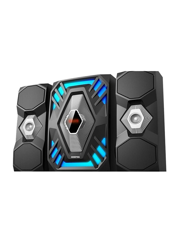 

Geepas 2.1 Channel Multimedia Speaker, GMS8581, Black Blue