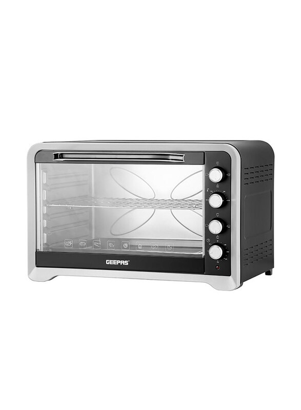

Geepas 100L Rotisserie & Conventional Electric Oven, 2800W, Go4406, Black
