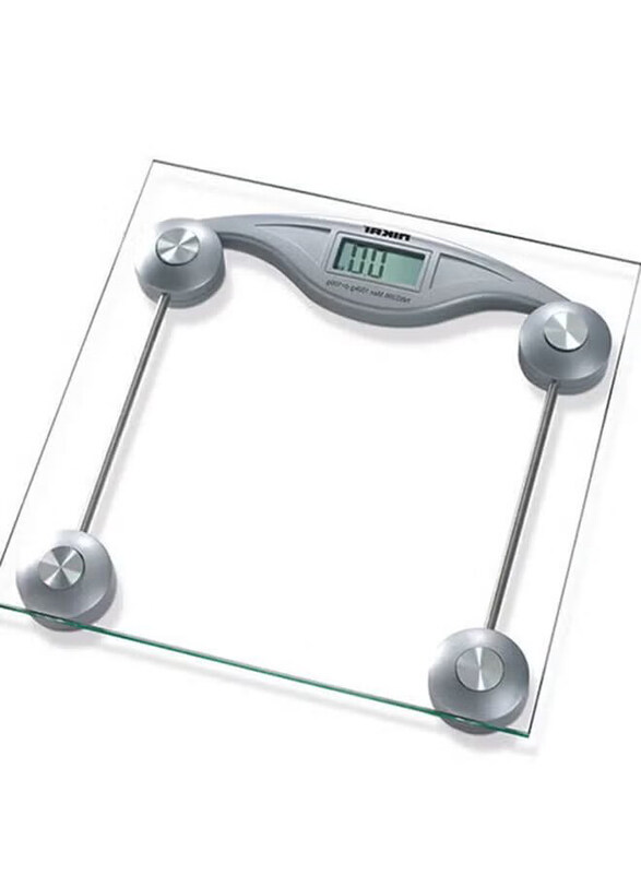 

Nikai Electronic Personal Scale, NBS396, Glass/Silver