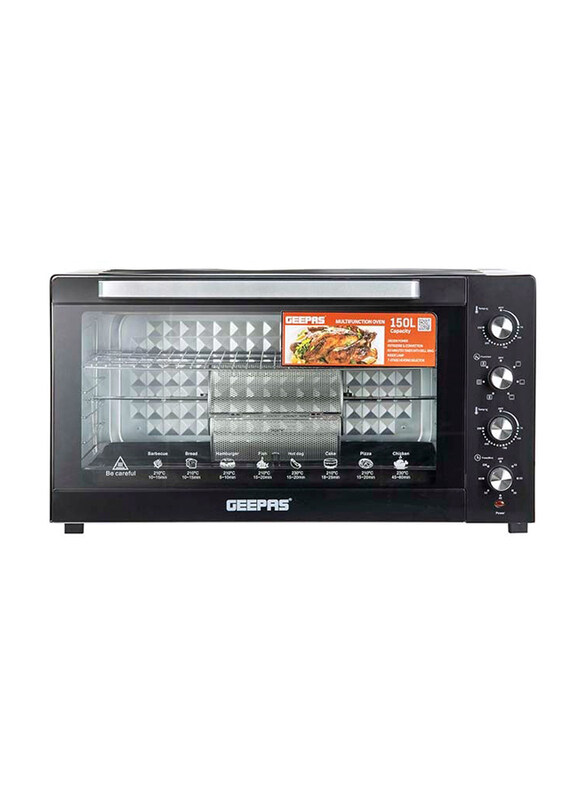 

Geepas 150L Multifunction Oven, 2800W, GO34055, Black