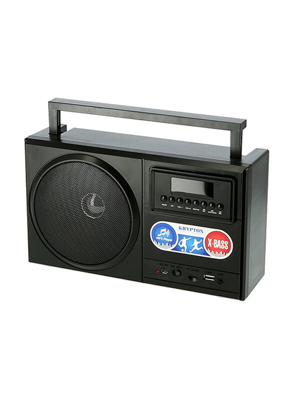 

Krypton Rechargeable Radio, KNR5368, Black