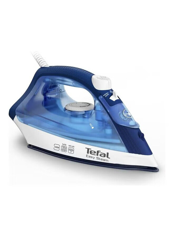 

Tefal Easy Steam Iron 220ml 1200W, FV1941M0, Blue