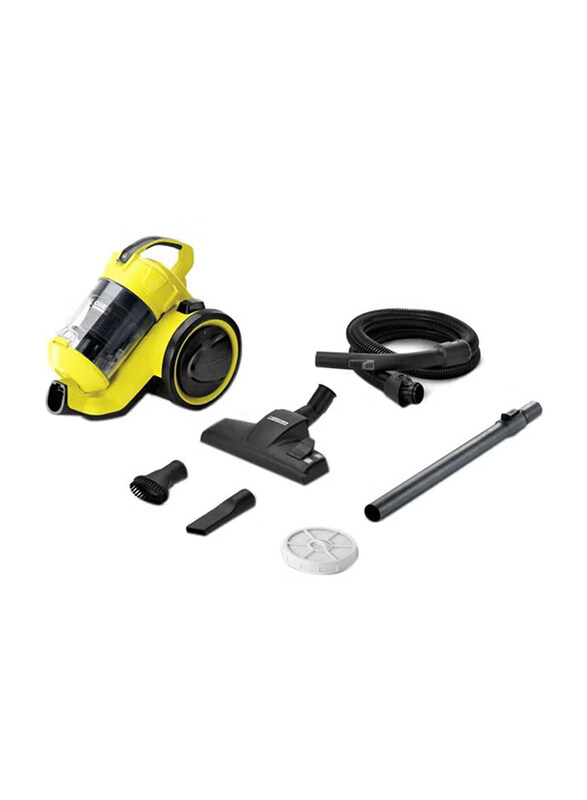 

Karcher Vacuum Cleaner, 0.9 L, VC 3 Plus, Yellow/Black