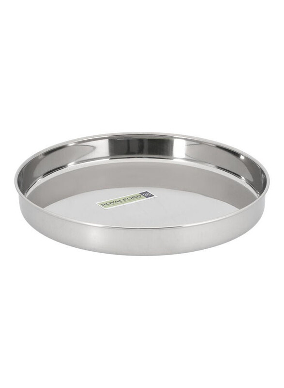 

Royalford 26cm Khumcha Rounded Thali, RF10159, Silver