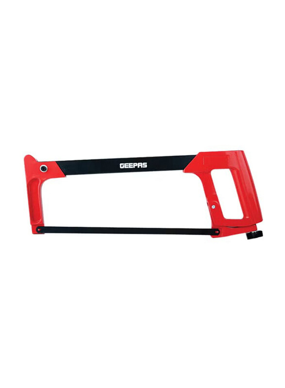 

Geepas 12-inch Heavy Duty Hacksaw, GT59038, Red/Black