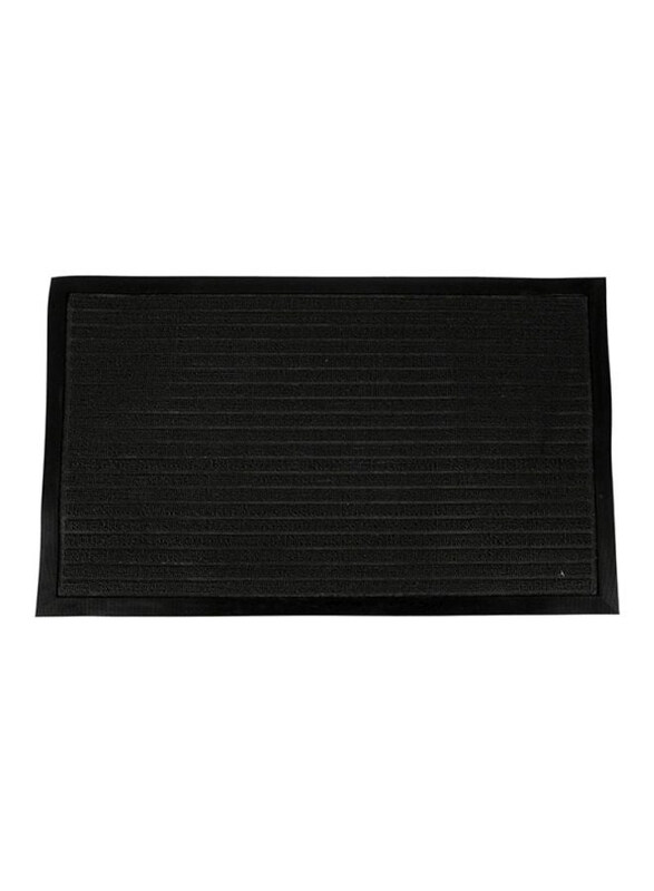 

Royalford Rectangular Door Mat, 45 x 75cm, Black