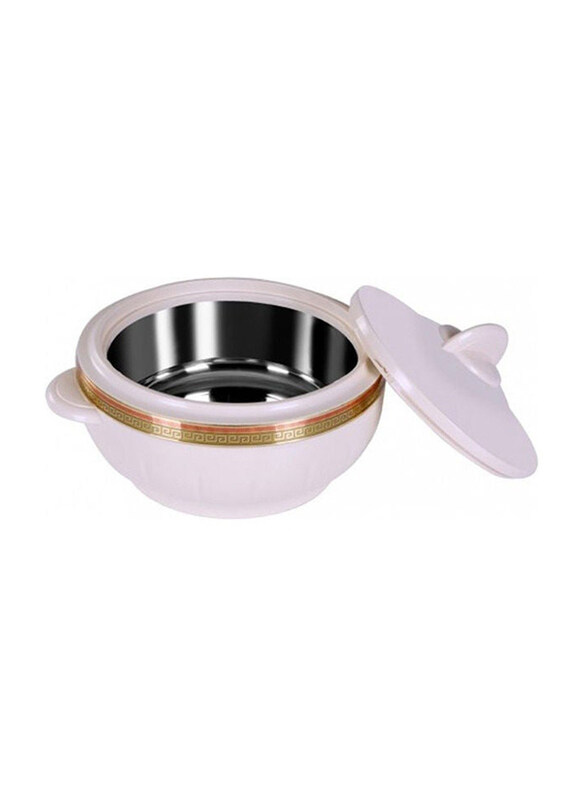 

Royalford 3.5 Ltr Attractive Casserole with Ergonomic Handles, 29.5x29.5x17cm, RF1640, White