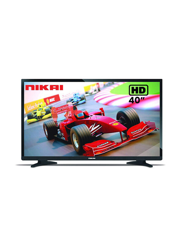 

Nikai 40-Inch HD LED TV with Build- In Receiver Model 2018, NTV4030LED9, Black