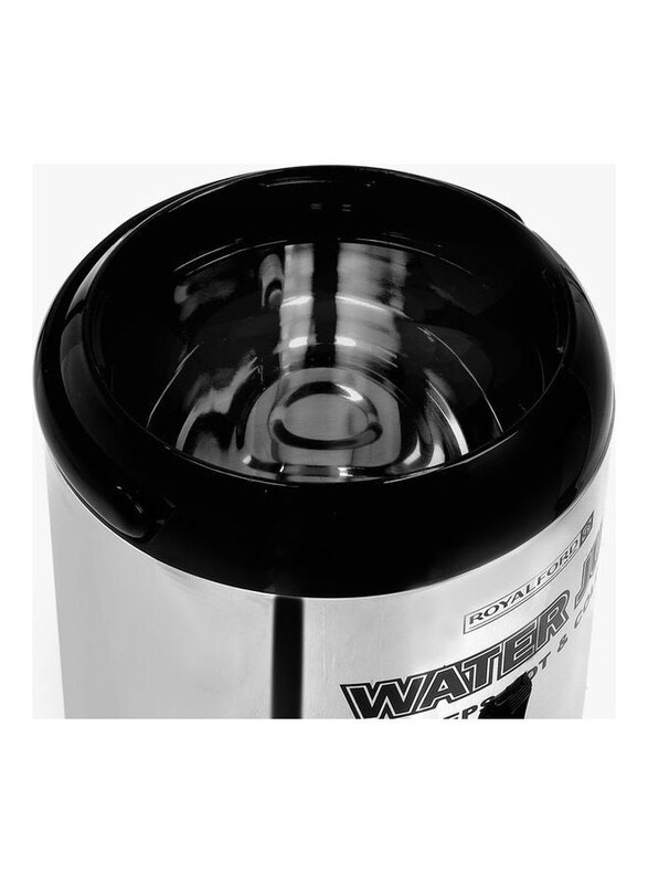 

Royalford 3.8 Ltr Stainless Steel Double Wall Thermos, Black/Silver