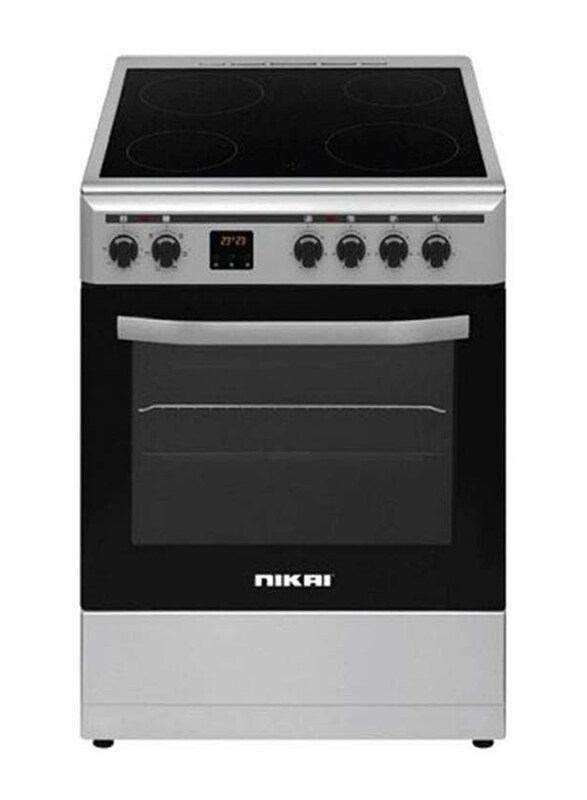 

Nikai 4-Burners Ceramic Electric Cooker, TFC14N5, Silver/Black