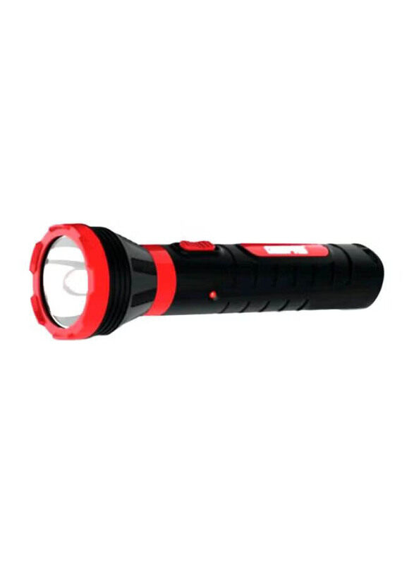 

Geepas 3-in-1 Rechargeable Flashlight, Black/Red