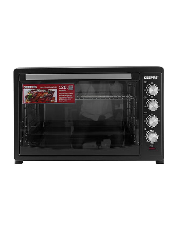

Geepas 120L Oven With Rotisserie, 2800W, GO4461, Multicolour